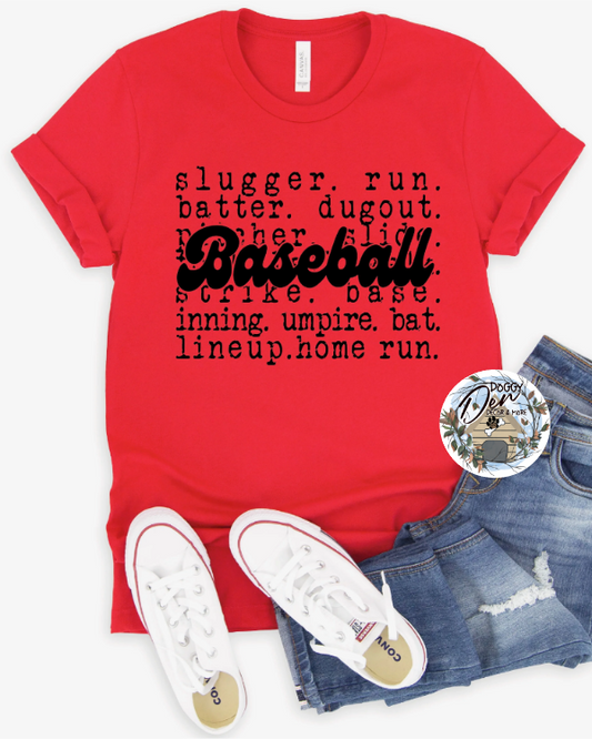 Baseball Words